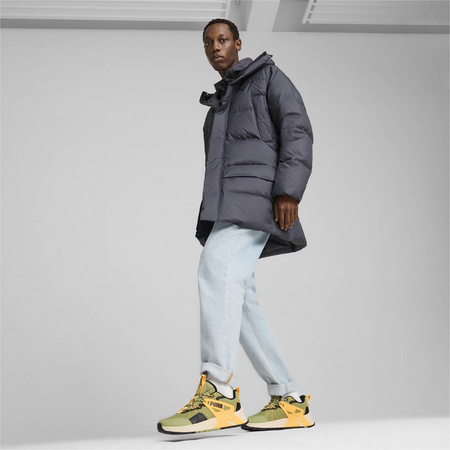 Kurtka z kapturem męska Puma PROTECTIVE DOWN PARKA szara 62646669