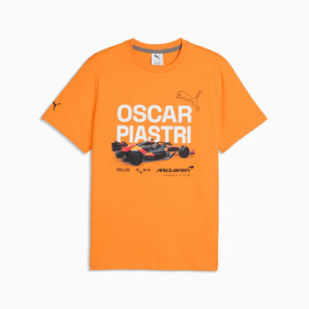 Koszulka męska Puma MCLAREN RACING DRIVER pomarańczowa 63745203