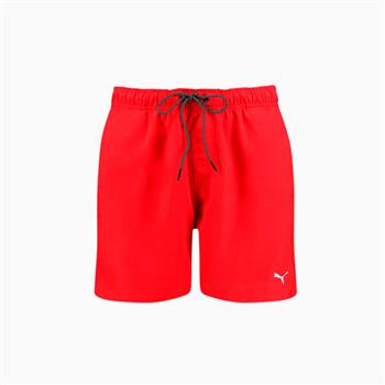 Kąpielówki męskie Puma SWIM MEDIUM LENGTH czerwone 90766002