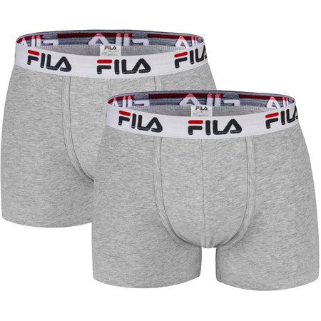 Bokserki męskie Fila BASIC 2-PAC szare FU5016-2-400