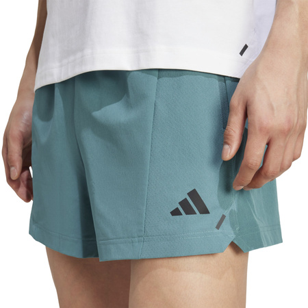 Spodenki treningowe męskie adidas POWER turkusowe JZ6243
