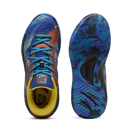 Buty do koszykówki męskie Puma ALL-PRO NITRO DYLAN EXHIBIT niebieskie 31135401