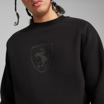 Bluza męska Puma FERRARI RACE BIG SHIELD CREW czarna 62380201