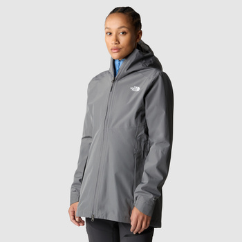Kurtka z kapturem damska The North Face HIKESTELLER PARKA SHELL szara NF0A3BVI0UZ