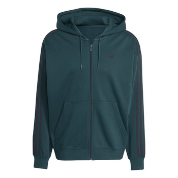 Bluza z kapturem męska adidas ADICOLOR zielona JX1549