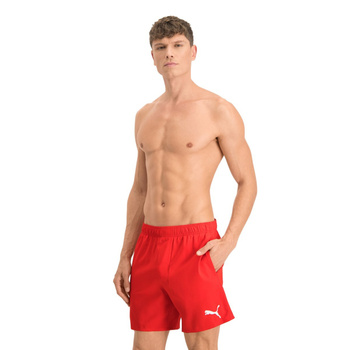 Kąpielówki męskie Puma BERMUDY SWIM czerwone 94707101