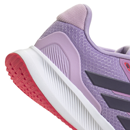 Buty do biegania dziecięce adidas RUNFALCON 5 fioletowe JQ8139