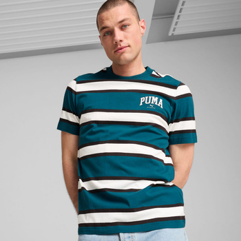 Koszulka męska Puma SQUAD STRIPE AOP zielona 68179322
