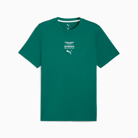Koszulka męska Puma AMF1 LOGO zielona 63445104