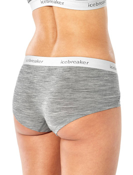 Majtki damskie Icebreaker SPRITE HOT szare IB103023016