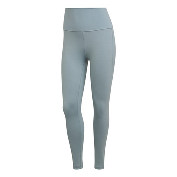 Legginsy damskie adidas YOGA STUDIO 7/8 szare HC6639