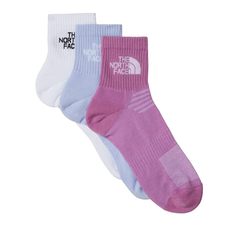 Skarpety unisex The North Face MULTI SPORT CUSH QUARTER 3-PACK wielokolorowe NF0A882GA4I