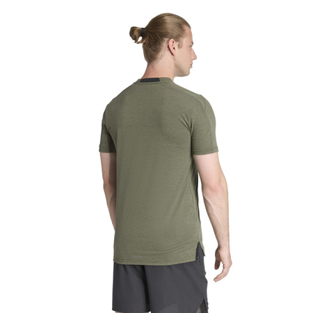 Koszulka treningowa męska adidas D4T zielona JX3288