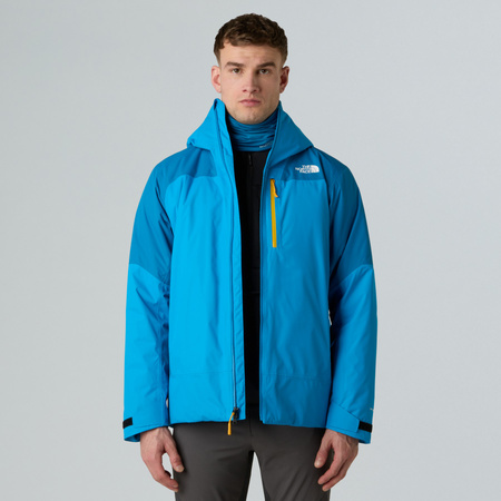 Kurtka z kapturem męska The North Face SARSEN INSULATED niebieska NF0A8CNTWIV
