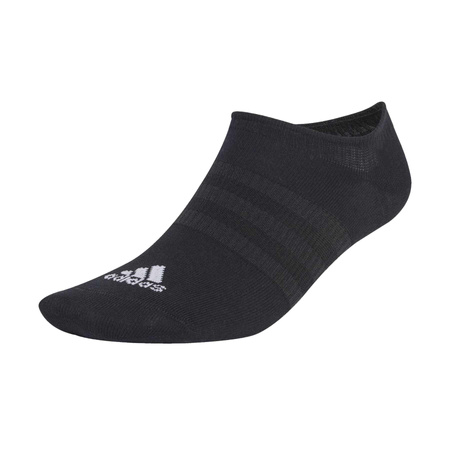 Skarpety unisex adidas THIN AND LIGHT NO-SHOW 3-PACK czarne IC1327