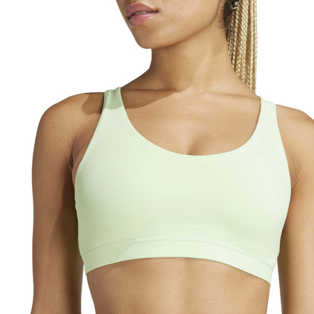 Stanik sportowy damski adidas ALL ME zielony IU1692