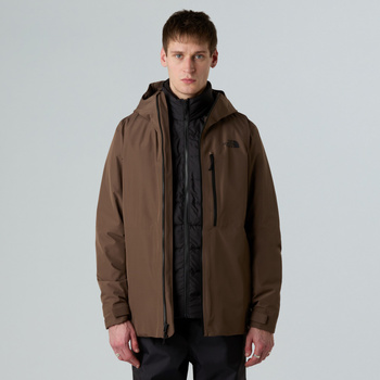 Kurtka wodoodporna męska The North Face NORTH TABLE DOWN TRICLIMATE brązowa NF0A84IG5EX