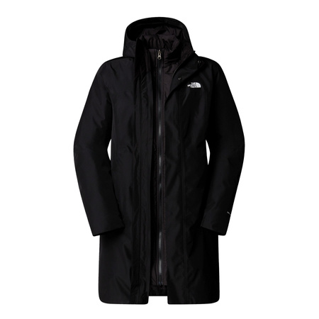 Parka z kapturem damska The North Face SUZANNE TRICLIMATE 2.0 czarna NF0A8DZZJK3