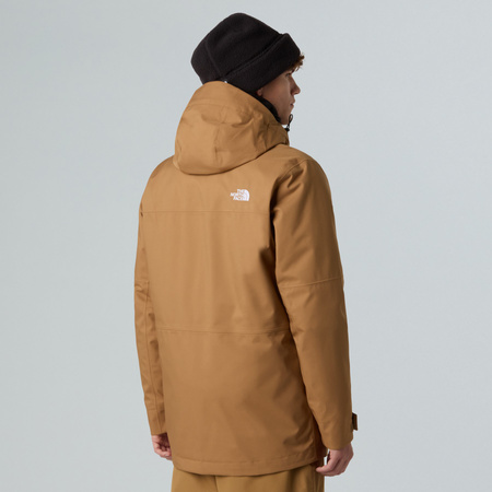 Kurtka wodoodporna męska The North Face FOURBARREL TRICLIMATE brązowa NF0A7WYFWK2