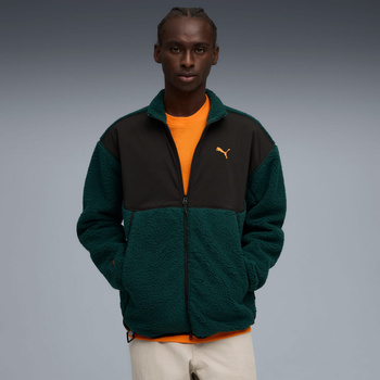 Polar męski Puma PUMATECH SOFT RELAXED SHERPA zielony 63210475