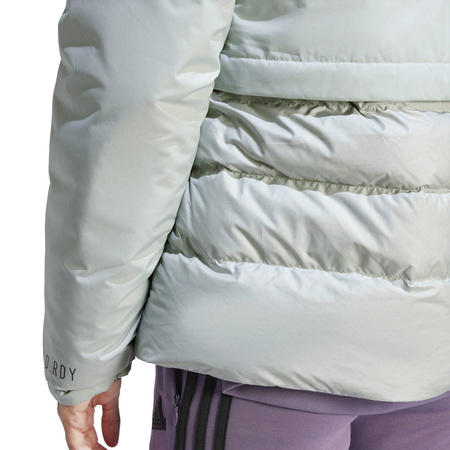 Kurtka z kapturem damska adidas TRAVEER COLD.RDY szara IK3141