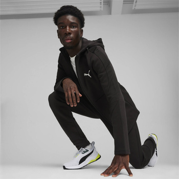 Bluza z kapturem męska Puma EVOSTRIPE FZ DK czarna 67899501