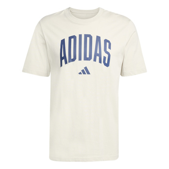 Koszulka treningowa męska adidas COLLEGIATE beżowa JM6415