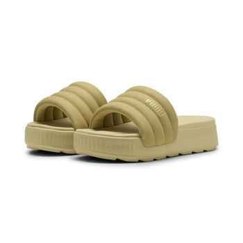 Klapki damskie Puma KARMEN SLIDE PUFFY beżowe 40067902