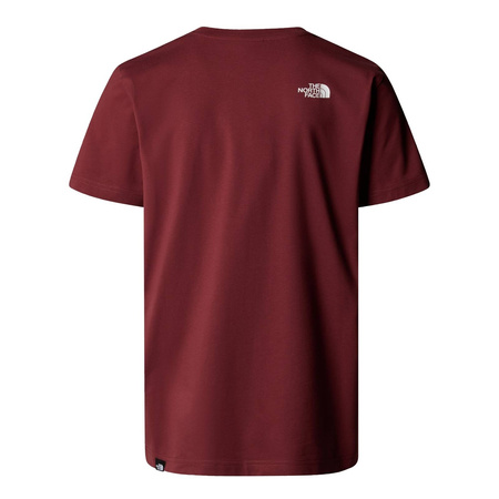 Koszulka męska The North Face SIMPLE DOME bordowa NF0A87NG0VO