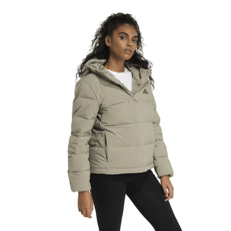 Kurtka puchowa damska adidas HELIONIC zielona JX3027