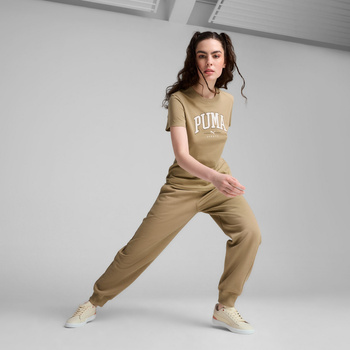 Koszulka damska Puma SQUAD GRAPHIC beżowa 68153767