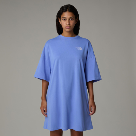 Sukienka damska The North Face ESSENTIAL OVERSIZED niebieska NF0A87NF0YI