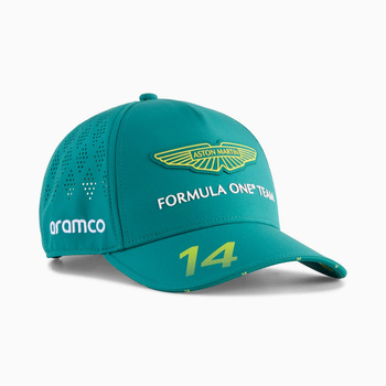 Czapka z daszkiem unisex Puma AMF1 REPLICA ALONSO BB zielona 02691201