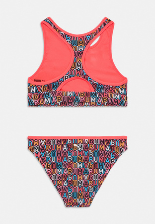 Kostium kąpielowy dziewczęcy Puma SWIM PRINTED wielokolorowy 94706201