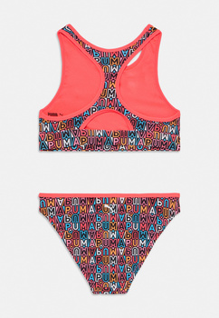 Kostium kąpielowy dziewczęcy Puma SWIM PRINTED wielokolorowy 94706201