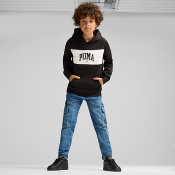 Bluza z kapturem chłopięca Puma SQUAD FL czarna 68277501