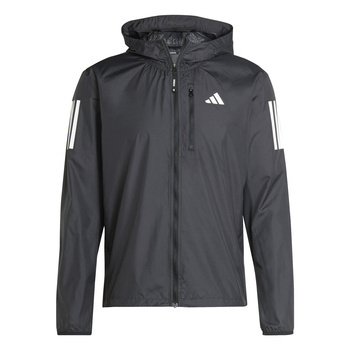 Kurtka z kapturem męska adidas OWN THE RUN czarna IN1483