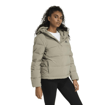 Kurtka puchowa damska adidas HELIONIC zielona JX3027