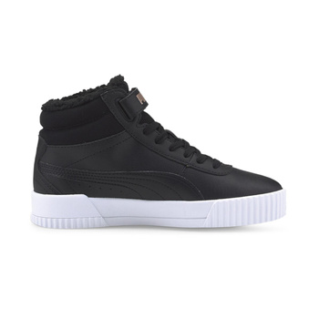 Buty zimowe dziecięce Puma CARINA MID FUR czarne 30968301