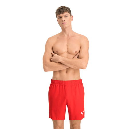 Kąpielówki męskie Puma BERMUDY SWIM czerwone 94707101