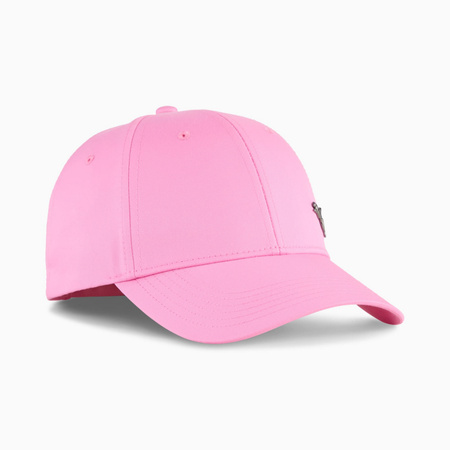 Czapka z daszkiem dziecięca Puma ESS METAL CAT JR różowa 02655604