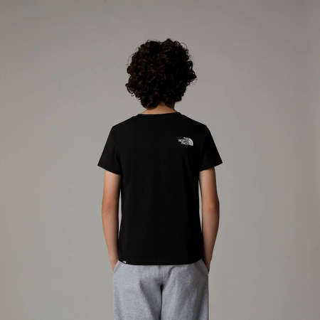 Koszulka dziecięca The North Face SIMPLE DOME czarna NF0A8DRPJK3