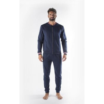 Piżama męska Fila FRENCH TERRY FULL ZIP granatowa FPS1026-321
