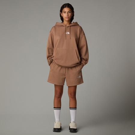 Spodenki dresowe damskie The North Face ESSENTIAL brązowe NF0A8C2F6IH