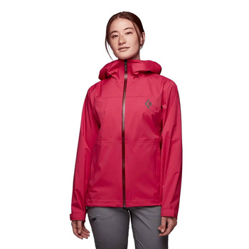 Kurtka przeciwdeszczowa damska Black Diamond STORMLINE STRETCH RAIN SHELL czerwona APM6976034