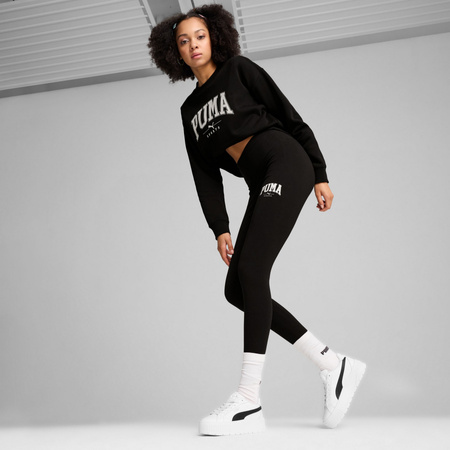 Legginsy damskie Puma SQUAD HIGH-WAIST czarne 68154101