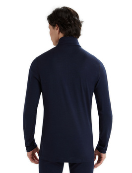 Longsleeve termiczny męski Icebreaker 200 OASIS HALF ZIP granatowy IBB04367401