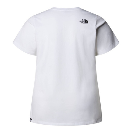 Koszulka damska The North Face S/S SIMPLE DOME biała NF0A89KNFN4