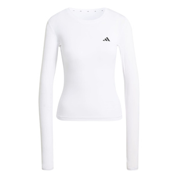 Longsleeve treningowy damski adidas POWER ESSENTIALS biały KD2211
