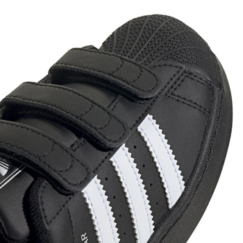 Buty sportowe dziecięce adidas SUPERSTAR II czarne JI3989